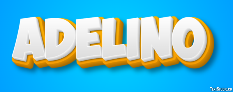 Adelino Эффект текста