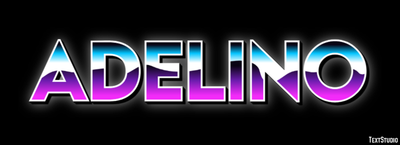 Adelino Текстовый эффект