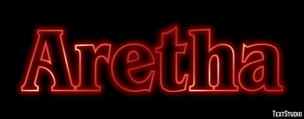 Aretha Text effect