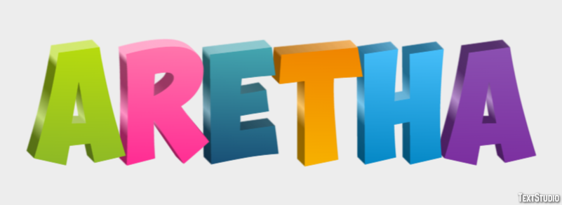 Aretha Text Effect
