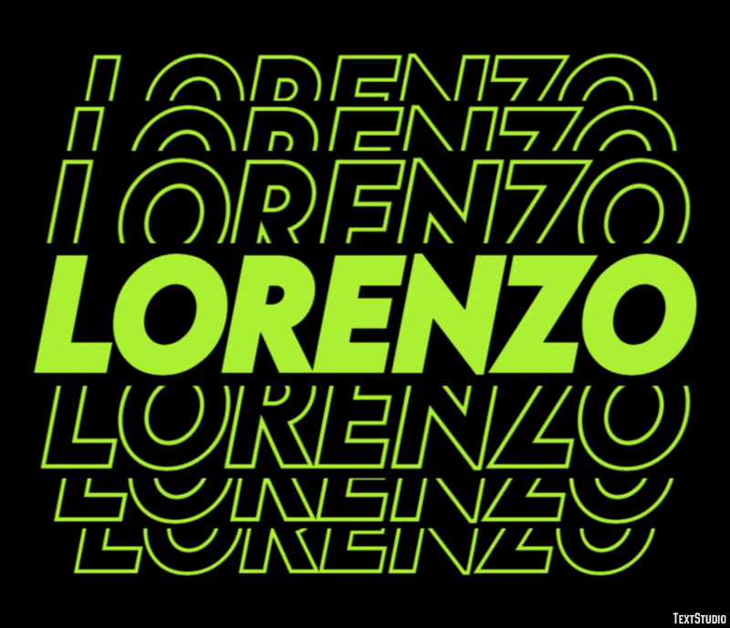 Lorenzo Efekt tekstowy