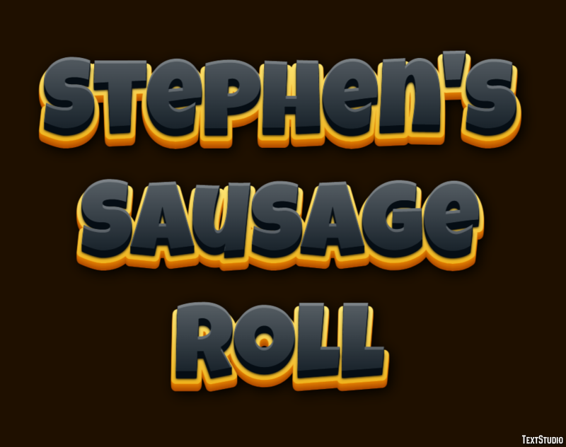 Stephen's Sausage Roll Эффект текста