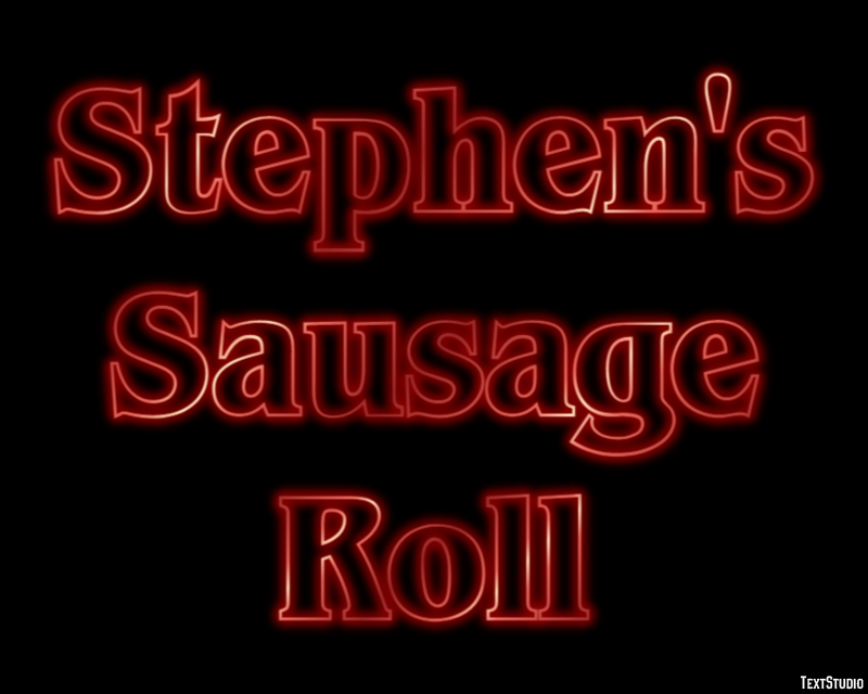 Stephen's Sausage Roll Текстовый эффект