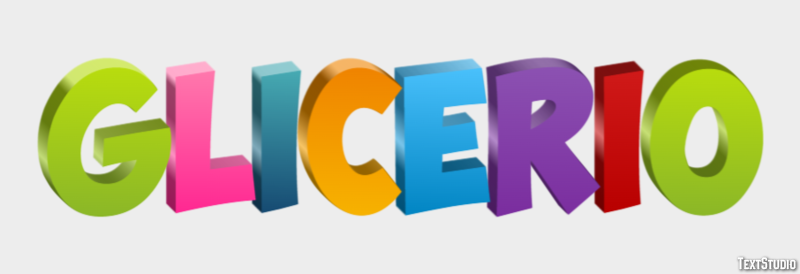 Glicerio Text Effect