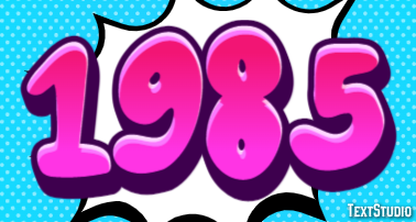 1985 テキスト効果
