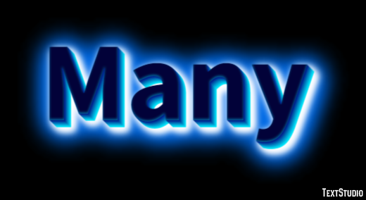 Many テキスト効果