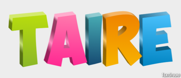 Taire Effet de texte