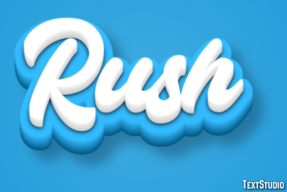 Rush Effetto testo