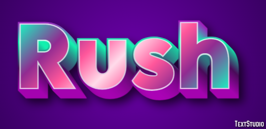 Rush Effetto testo