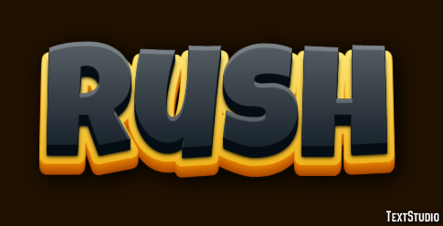 Rush テキスト効果
