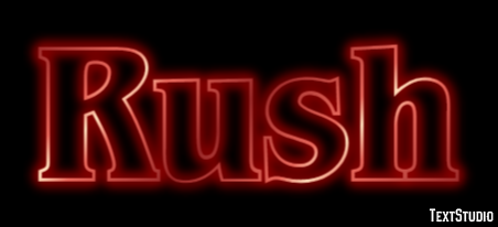Rush Effetto testo