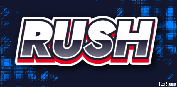 Rush Effetto testo