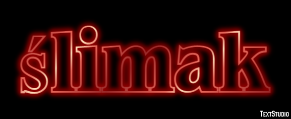 ślimak Effet de texte