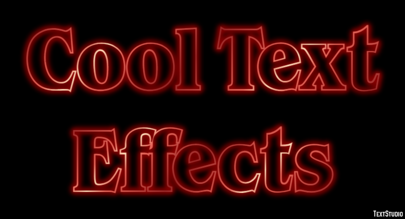 Cool Text Effects Эффект текста