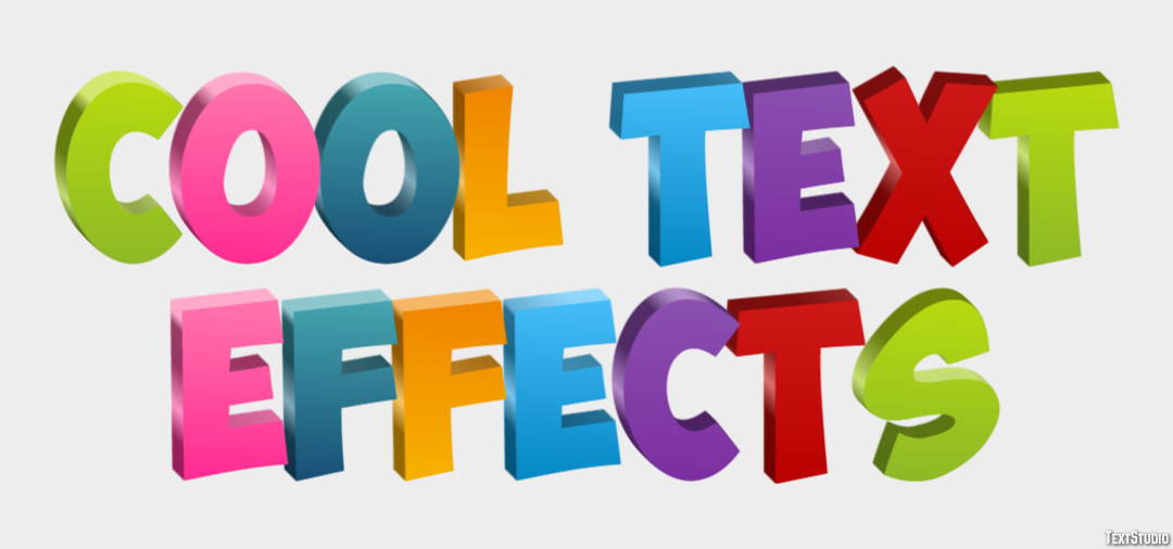 Cool Text Effects Эффект текста