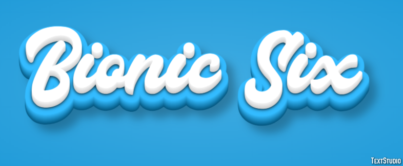 Bionic Six Text Effect