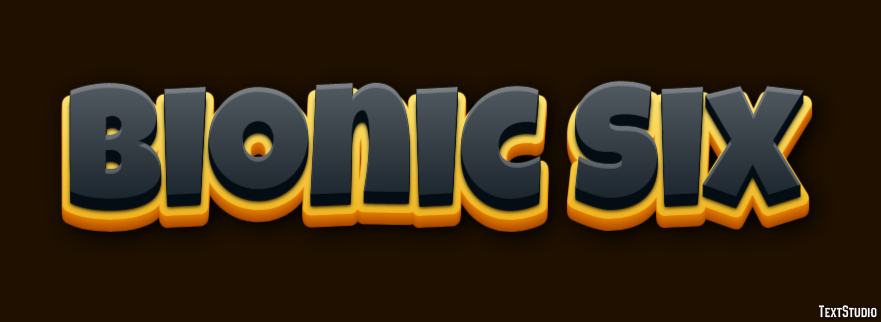 Bionic Six Text Effect
