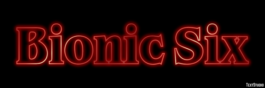 Bionic Six Text Effect