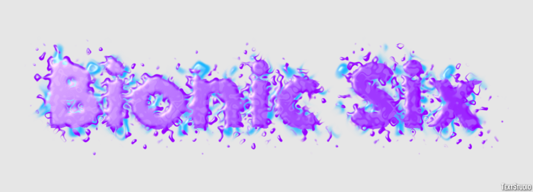 Bionic Six Text Effect