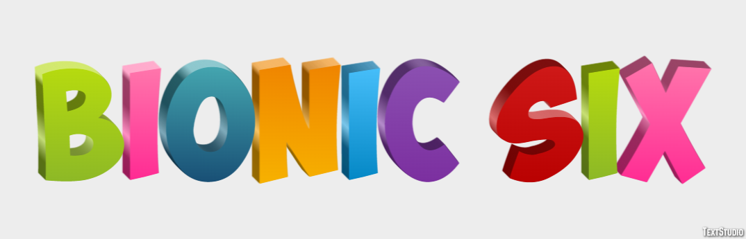 Bionic Six Text Effect