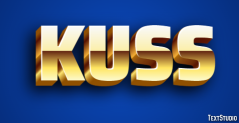 Kuss Texteffekt