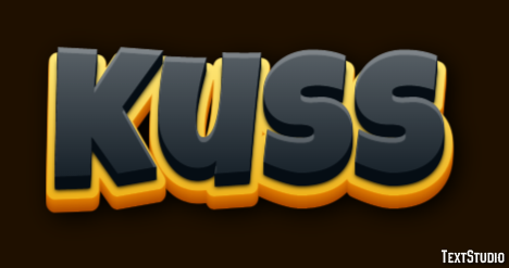 Kuss Texteffekt
