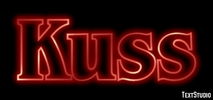 Kuss Texteffekt
