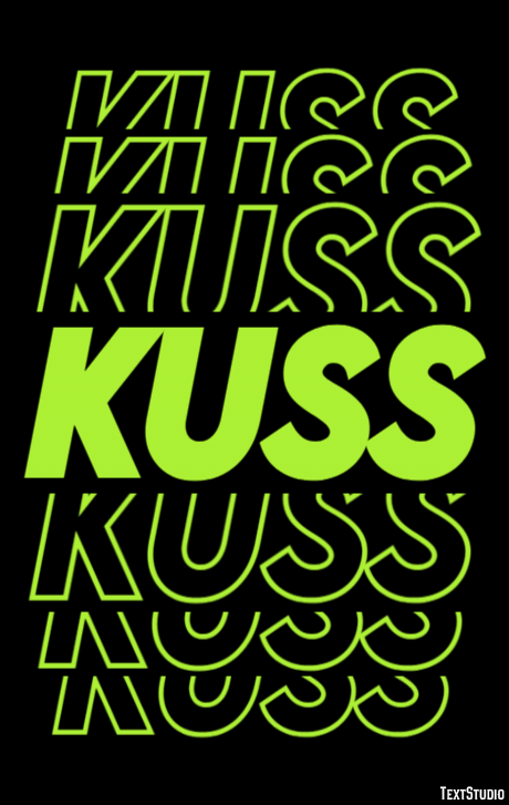 Kuss Text Effect