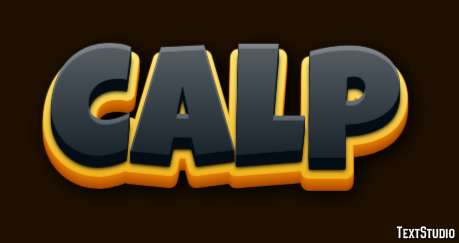 Calp Texteffekt