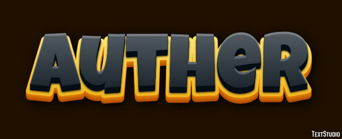 Auther Text Effect