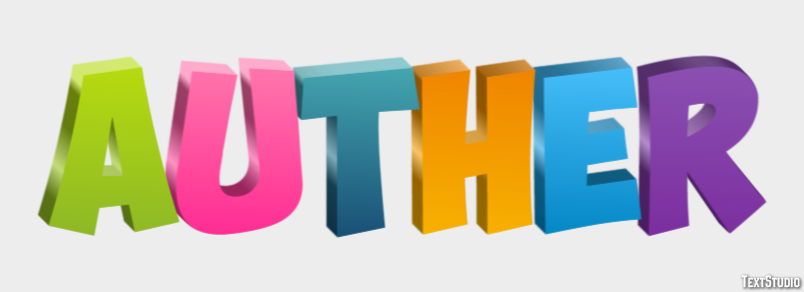 Auther Text Effect