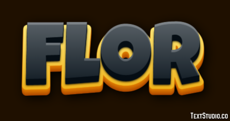 Flor Effetto testo