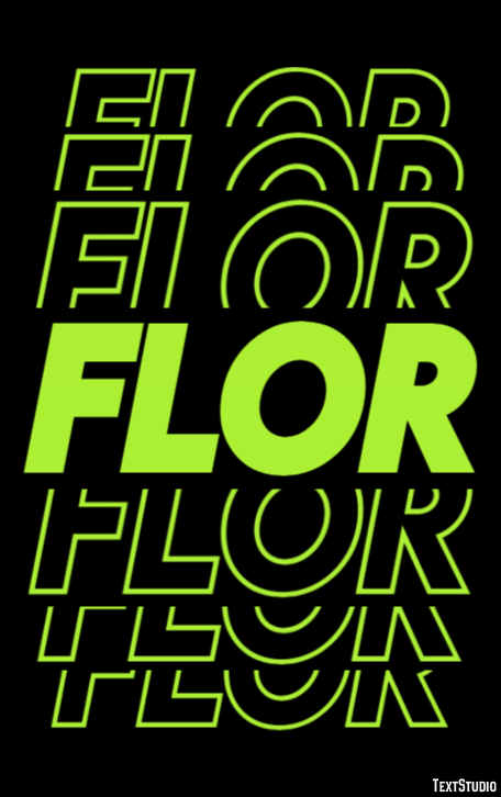Flor Efeito de texto