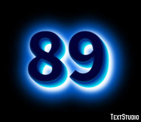 89 Efeito de texto