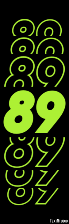 89 Text Effect