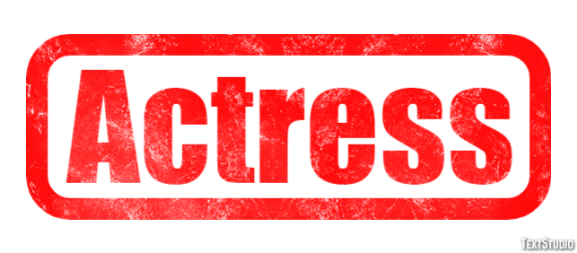 Actress Text Effect