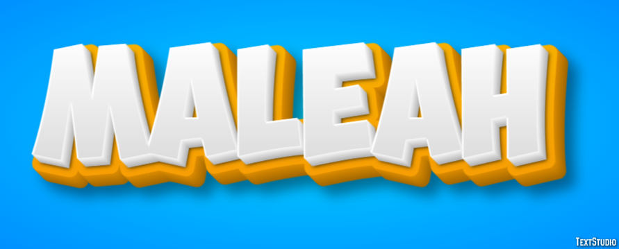 Maleah Texteffekt