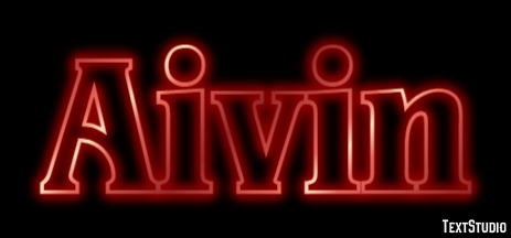 Aivin Tekst effect