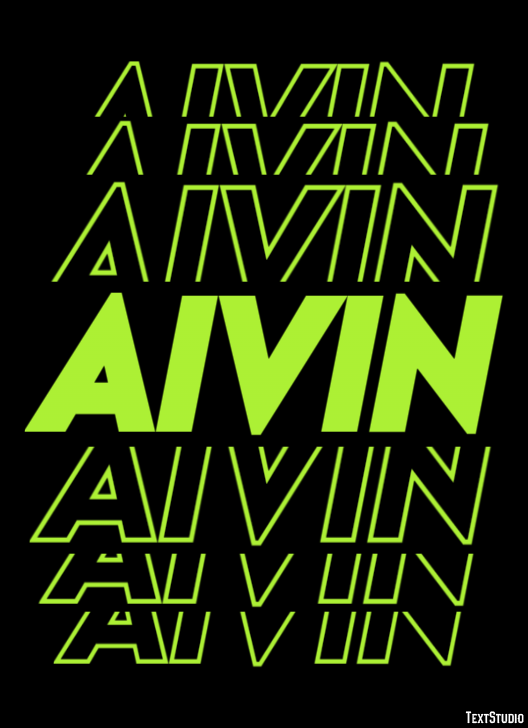 Aivin Tekst effect