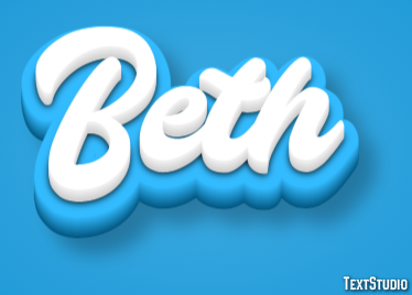 Beth Text Effect