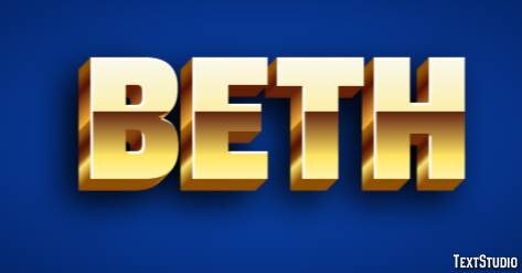 Beth Text Effect