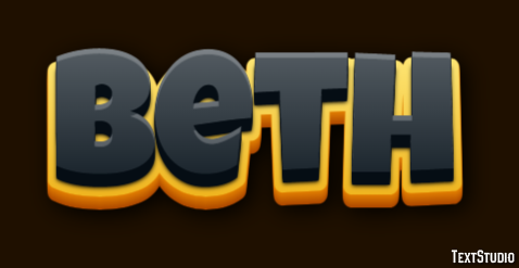 Beth Text Effect