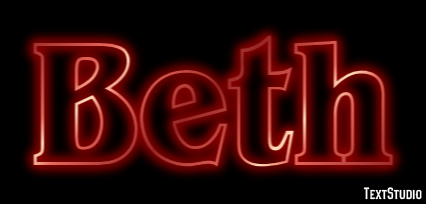 Beth Text Effect