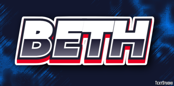 Beth Text Effect