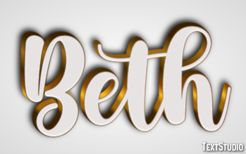 Beth Text Effect
