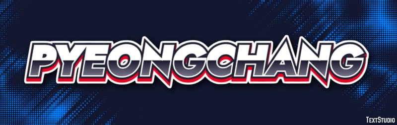 Pyeongchang Efekt tekstowy