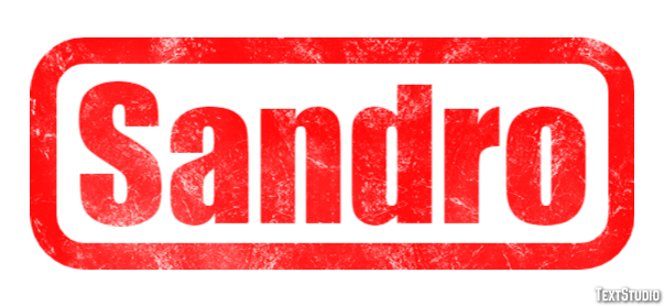 Sandro Effetto testo