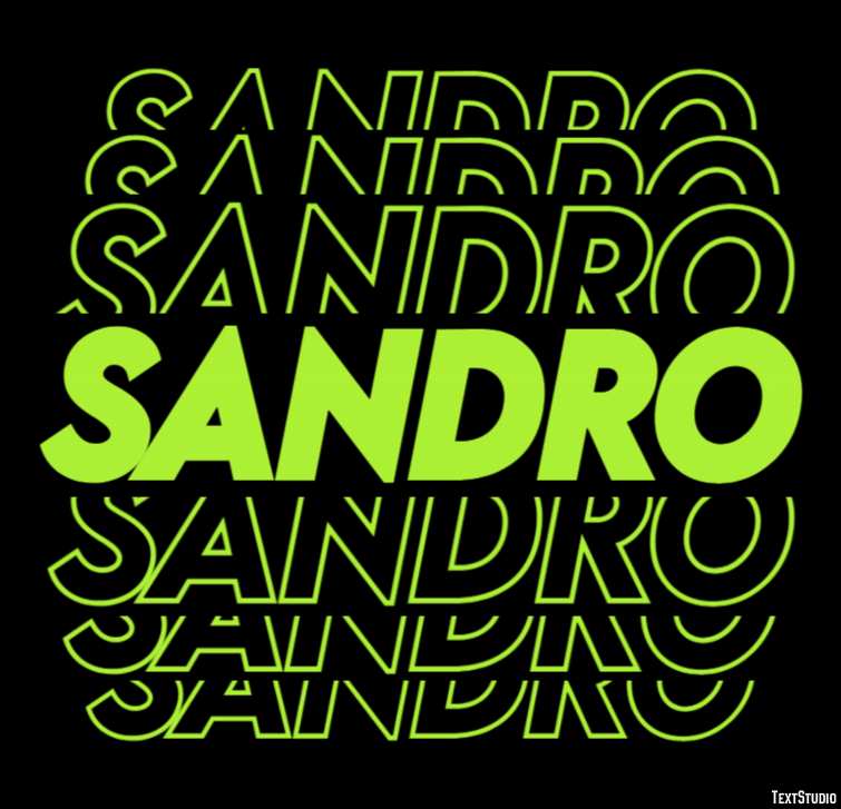 Sandro Effetto testo