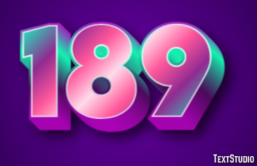 189 Text Effect
