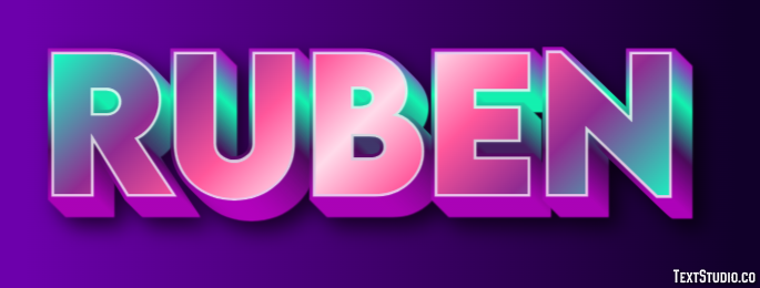 Ruben Text Effect